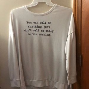 Cute and comfy white shirt!